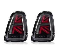 NMBNPKTUCU Taillight Assembly For Mini For Cooper For R56 For R57 For R58 For R59 2007-13 Tail Lights Assembly Rear Running Reverse Turn Signal Lamps(Black red,2011-2013)
