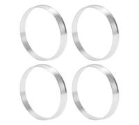 NMBNPKTUCU Wheel Spacer Adapter 4 Pcs 66.6-63.6 66.6-65.1 66.1-56.6 66.1-58.1mm Wheels Center Shaft Shock Absorbing Hubrings Wheel Hub Spacers(66.1-59.6)