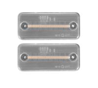 NMBNPKTUCU Wing Mirror Indicator Turn Signal For Citroen For Relay Dynamic LED Side Marker Turn Signal Lights Light Indicator Position(2PC Clear Lens)