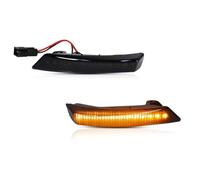 NMBNPKTUCU Wing Mirror Indicator Turn Signal For Dodge For Grand For Caravan 2008-2018 LED Sequential Flash Side View Mirror Turn Signal Blinker Light Assembly(Smoked Lens)