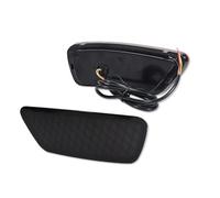 NMBNPKTUCU Wing Mirror Indicator Turn Signal For For Grand For Cherokee 2011-2022 Rear Bumper Reflectors Replace LED 3-in-1 Tail Brake Light Blink Turn Signal(Smoked Lens)