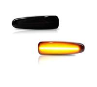 NMBNPKTUCU Wing Mirror Indicator Turn Signal For Lancer For Evolution For Evo X For Outlander For Sport For RVR For ASX For Mirage Turn Signal Side LED Light(Smoked Lens)