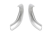 NMBZVE 2Colors Carbon Fiber Chrome Car Interior Door Pull Handle Cover Trim Replacement for B&MW X2 Series F39 2017-2023(Carbon Fiber 1 Pair)