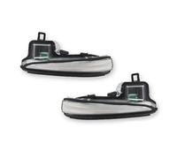 NMBZVE 2pcs Car Side Mirror Marker Light Sequential Indicator Lamp For Toyota For Alphard For Vellfire 2016-2021(Style 1)