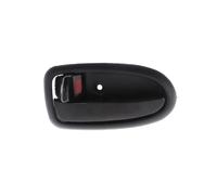 NMBZVE Black Silver Interior Door Handle for Hyundai for Matrix for Lavita 2001-2010 82610-17000 82620-17000 Front Rear Left Right(Black Left)