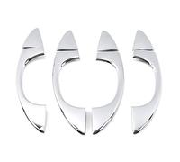 NMBZVE Car Exterior Side Door Handle Cover Moulding Trim Frame for Skoda for 2017-2021(Chrome)