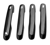 NMBZVE Car Exterior Side Door Handles Cover Trim Accessories for Toyota for Grand for Highlander 2023-2025(Carbon Black)