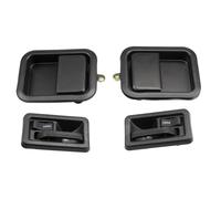 NMBZVE Car Interior&Exterior Door Handle Left and Right Side for Jeep for Wrangler 87-06 CJ 76-86 55176477AB 55176383AE