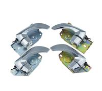 NMBZVE Car Interior Inside Inner Door Handle Front Rear Left Right Chrome for Kia for Sorento 3.5L V6 2003-2009(Set of 4 Sides)