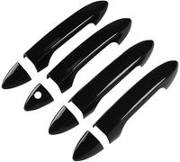 NMBZVE Car Side Door Handle Cover Moulding Trim Exterior Decor Accessories for Accord 2013-2017(Black)
