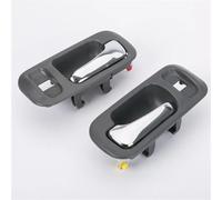 NMBZVE Chrome Car Interior Door Handle Replacement Parts 72124-SX0-003ZB Car Door Handle for CRV 1997-2001(Black Left and Right)
