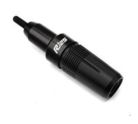 NMBZVE Crash Bar Protectors Motorcycle Frame Exhaust Sliders Crash Protector Pads Crash Slider For MT125 MT 125 MT-125 YZF R125 YZFR125(Black b)