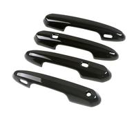 NMBZVE Exterior Side Door Handle Cover Trim Protect Sticker for Toyota for Sienna XL40 4th 2021-2023(Glossy Blak Color)