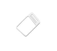 NMBZVE Front Console Frame Decoration Bezel Shift Knob Fixed Frame Panel Decorative Frame for A4 Q5 2020 2021 Protective Strips(OneColor)