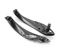 NMBZVE Interior Door Handles Car Interior Door Pull Handle Inside Panel Trim for 3 4 Series M3 M4 F30 F80 F31 F32 F33 F34 F35 F36 F82 2013-2018 Interior Cover(Left Front black-a2pcs)