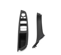 NMBZVE LHD Car Interior Door Pull Handle Trim Cover Set for B&MW 5 Series F10 F11 F18 520i 523i 525i 528i 535i(Style 3)