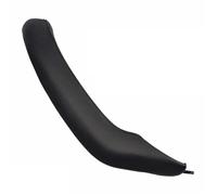 NMBZVE LHD Car Interior Passenger Door Left Right Pull Handle Leather Cover Trim for B&MW X3 X4 F25 F26 2010-2016(Right Black)