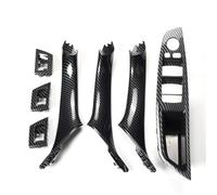 NMBZVE LHD/RHD Car Interior Door Handle for B&MW 5 Series F10 F11 520d 525d 530d 535i Inner Panel Pull Trim Cover(Carbon RHD)