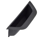 NMBZVE LHD RHD Car Interior Driver Door Pull Handle Armrest Panel Cover Storage Box for B&MW X3 X4 F25 F26 2011-2017(Black-LHD)