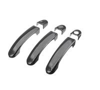 NMBZVE Outside Exterior Door Handle Cover Set Car Accessories for VW T6 for Transporter 2015-2025(Carbon Fiber)