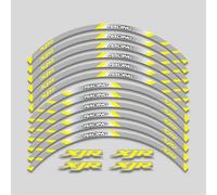NMBZVE Rim stickers Motorcycle Accessories Wheel Stickers Reflective Wheel Stickers Decals Reflective Rims For Y&amaha Xjr1300 Xjr400 Xjr1200(Style 1)