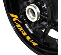 NMBZVE Rim stickers Motorcycle Accessories Wheel Stickers Sports Wheel Edge Stickers Wheel Stripe Reflective Film For SUZUKI For KATANA(Style 6)