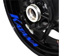 NMBZVE Rim stickers Motorcycle Accessories Wheel Stickers Sports Wheel Edge Stickers Wheel Stripe Reflective Film For SUZUKI For KATANA(Style 3)