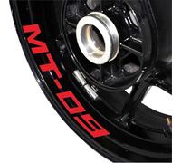 NMBZVE Rim stickers Motorcycle Wheel Stickers Sports Wheel Edge Stickers Wheel Stripe Reflective Film For Y&amaha MT-09 MT09 Mt 09(Style 4)