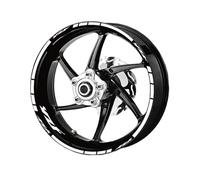NMBZVE Rim stickers Motorcycle Wheel Stickers Sports Wheel Edge Stickers Wheel Stripe Reflective Film For Y&amaha YZF R1 R3 R6 R15 R25(Style 1)