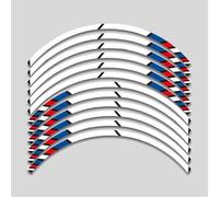 NMBZVE Rim stickers Motorcycle Wheel Stickers Sports Wheel Edge Stickers Wheel Stripe Reflective Film For B&MW G310GS G310gs G310 GS G 310 GS(Style 3)