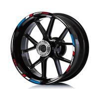 NMBZVE Rim stickers Motorcycle Wheel Stickers Sports Wheel Edge Stickers Wheel Stripe Reflective Film For SR GT 200 Sr Gt For Sport 200 2022(Style 3)