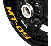 NMBZVE Rim stickers Motorcycle Wheel Stickers Sports Wheel Edge Stickers Wheel Stripe Reflective Film For Y&amaha MT-09 MT09 Mt 09(Style 6)