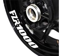 NMBZVE Rim stickers Motorcycle Wheel Stickers Sports Wheel Edge Stickers Wheel Stripe Reflective Film For Y&amaha FZR1000 Fzr 1000(Style 1)