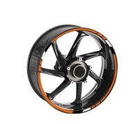 NMBZVE Rim stickers Motorcycle Wheel Stickers Sports Wheel Edge Stickers Wheel Stripe Reflective Film For For Versys 650 650(Style 11)