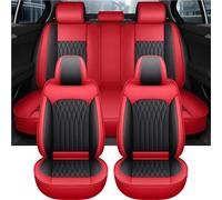 NMBZVE seat covers Leather Front And Rear Full Set Car Interior Accessories Seat Covers And Cushions For Skoda For Enyaq Iv For Yeti(Style 6-5pcs)