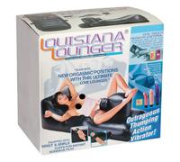 NMC - Louisiana Lounger - sex machine with built-in vibrator (black)