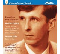 NMCD103 Zorian Qt Remembering Tippett - Recordings From the 1940s CD NMCD103 NEW