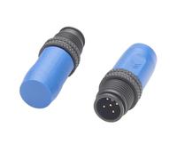 NMEA 2000 N2k M12 Male Female Terminator Marine Micro-Change Terminal Resistor with 120 Ohm for Lowrance Simrad B&G Navico & Garmin CAN Bus CANOpen Devicenet (Male+Female)