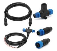 NMEA 2000 Starter Kit Marine NMEA 2K Network Accessories for GPS, Automotive, Boat, Marine Grade NMEA 2000 Backbone Cables Drop Cables Tees Terminators (Single Device)