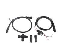 NMEA 2000 Starter Kit, Marine Power Cable with Fuse, Male Female Terminator and T Connector, Complete N2K Network Kit for Lowrance Simrad B G Navico Networks