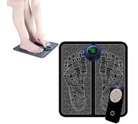 NMES Foot Massager, Foldable and Portable Electric Foot Massager for, 8 Modes and 19 Intensities with Remote Control, Muscle Pain Relief (1pc)