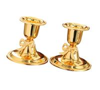 NMFLAB 2Pcs Elegant Tabletop Holders Iron Candlelight Dinner Rod Party Candelabra Home Hotel Decoration Home Decoration Stand