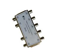 NMFLAB Alloy 8Port Satellite Signals Switching with DiSEqC1.1 Control for High Clear Signals Distribution and Low Loss Transmission Metal Mixture Satellite Change