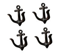 NMFLAB Antique Styles Metal Anchors Hooks for Wall Decoration Heavy Duty Coat Hangers Sturdy Iron Hooks for Homes Party Decors Heavy Duty Ship Anchors Hook