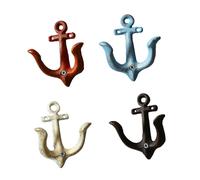 NMFLAB Antique Styles Metal Anchors Hooks for Wall Decoration Heavy Duty Coat Hangers Sturdy Iron Hooks for Homes Party Decors Heavy Duty Ship Anchors Hook
