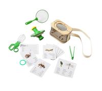 NMFLAB Children ' s Outdoor Adventures Set Includes Observation Box Handy Scooper Catcher and Butterfly Net Science Nature Discovery Tools Ages
