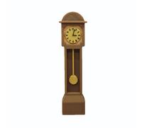 NMFLAB Classical Small Floor Clock Model Figure Ornament for Doll House Setups and PhotoShooting Scene Setting Accessories Doll House Miniature Grandfather Clock