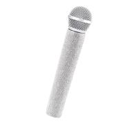 NMFLAB Decorated Microphone Toy for Kids Adults and Entertainers Great for Parties and Photo for Singers Glitter Microphone Toy