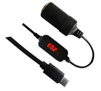NMFLAB Duty 12V Car Socket USB C Converter Adapter Controller Plug Connector Adapter Auto Accessories Data Center Backup Power Cord
