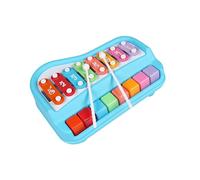 NMFLAB Kids 8 Tone Musical Xylophone Toy with Drum Stick for Early Childhood Development and Fun Play Wooden Percussion Instrument